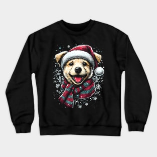 Santa Dog Crewneck Sweatshirt